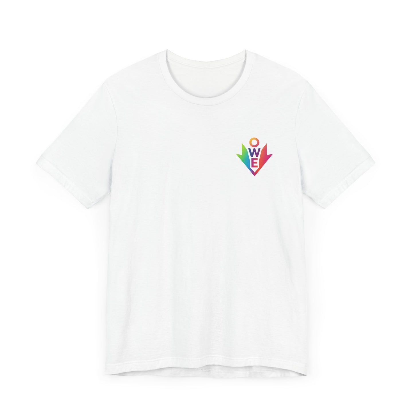 Colorful OWE Unisex Jersey Tee - Casual & Fun Style for Everyday Wear