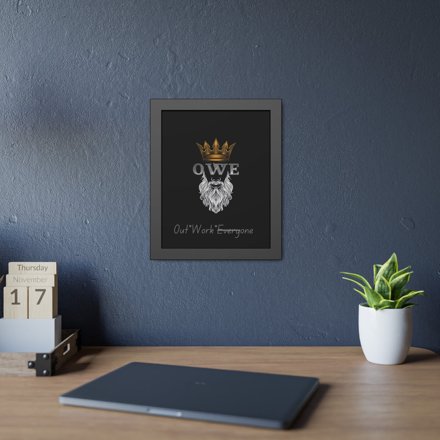 OWE Framed Poster – Mindset on the Wall, Legacy in Motion*