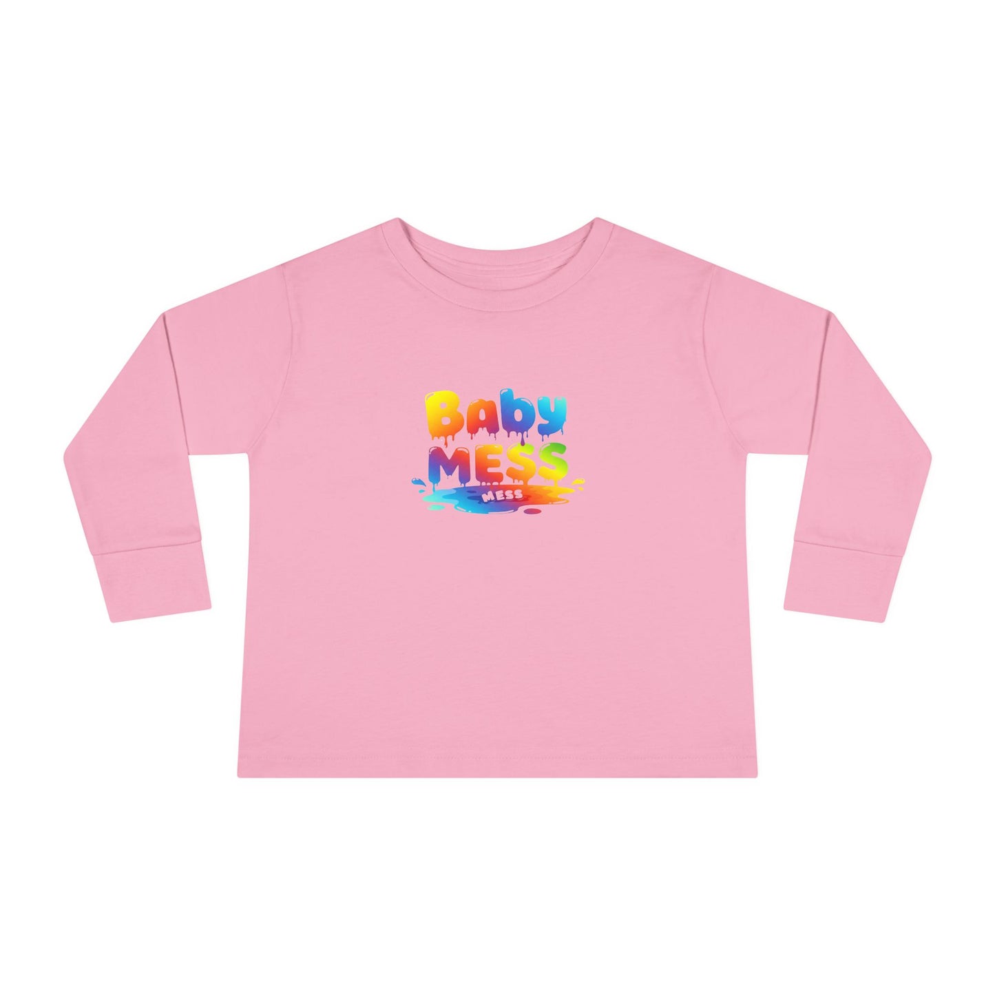Baby Mess Long Sleeve Tee – Colorfully Chaotic & Cute
