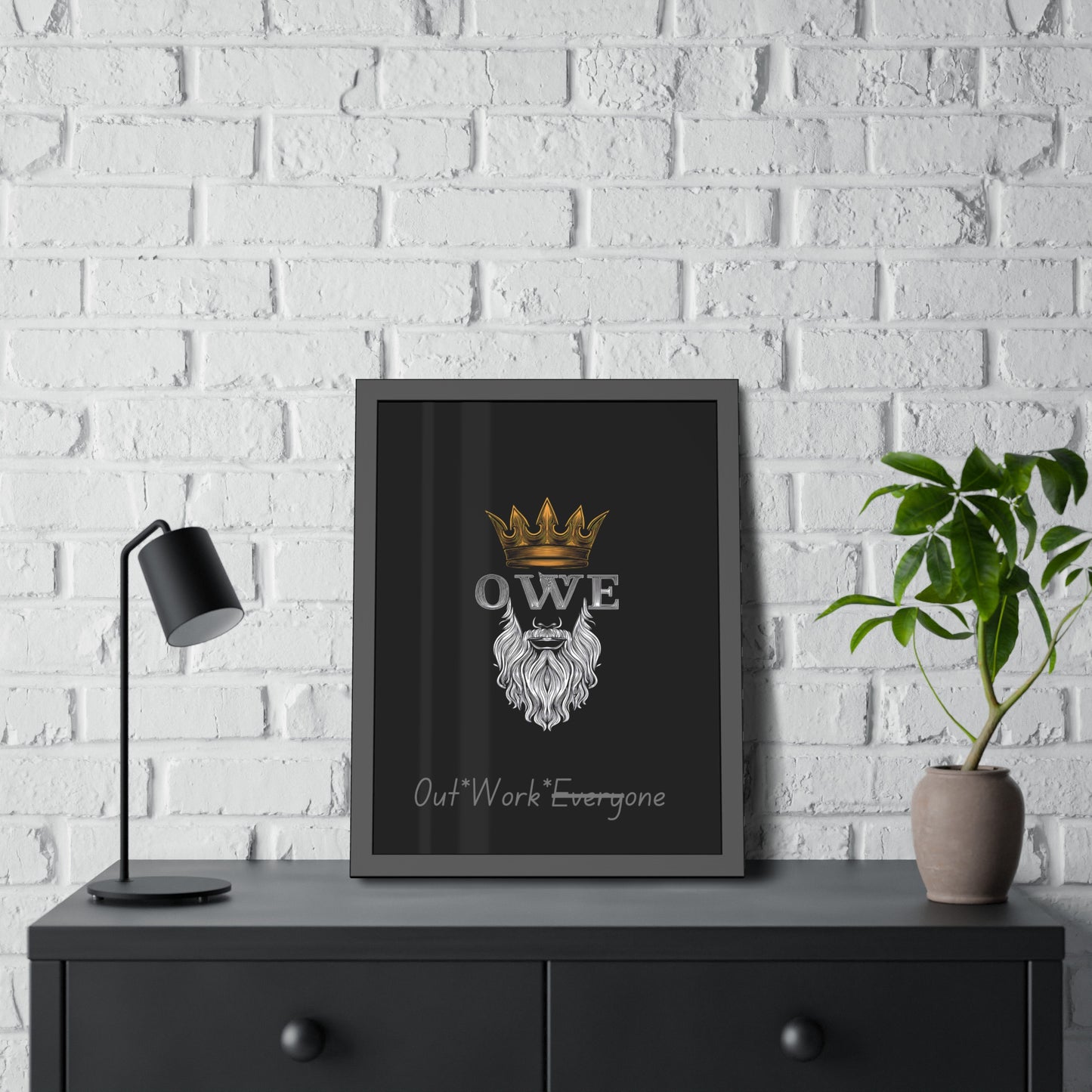 OWE Framed Poster – Mindset on the Wall, Legacy in Motion*