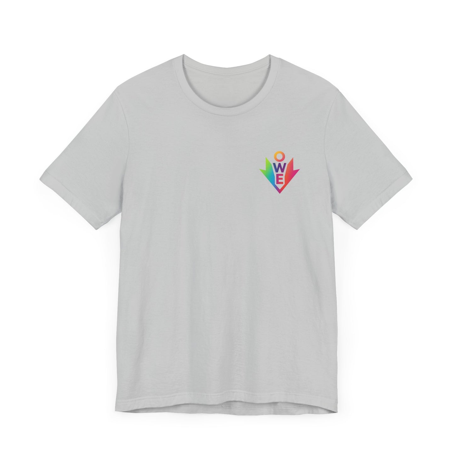 Colorful OWE Unisex Jersey Tee - Casual & Fun Style for Everyday Wear