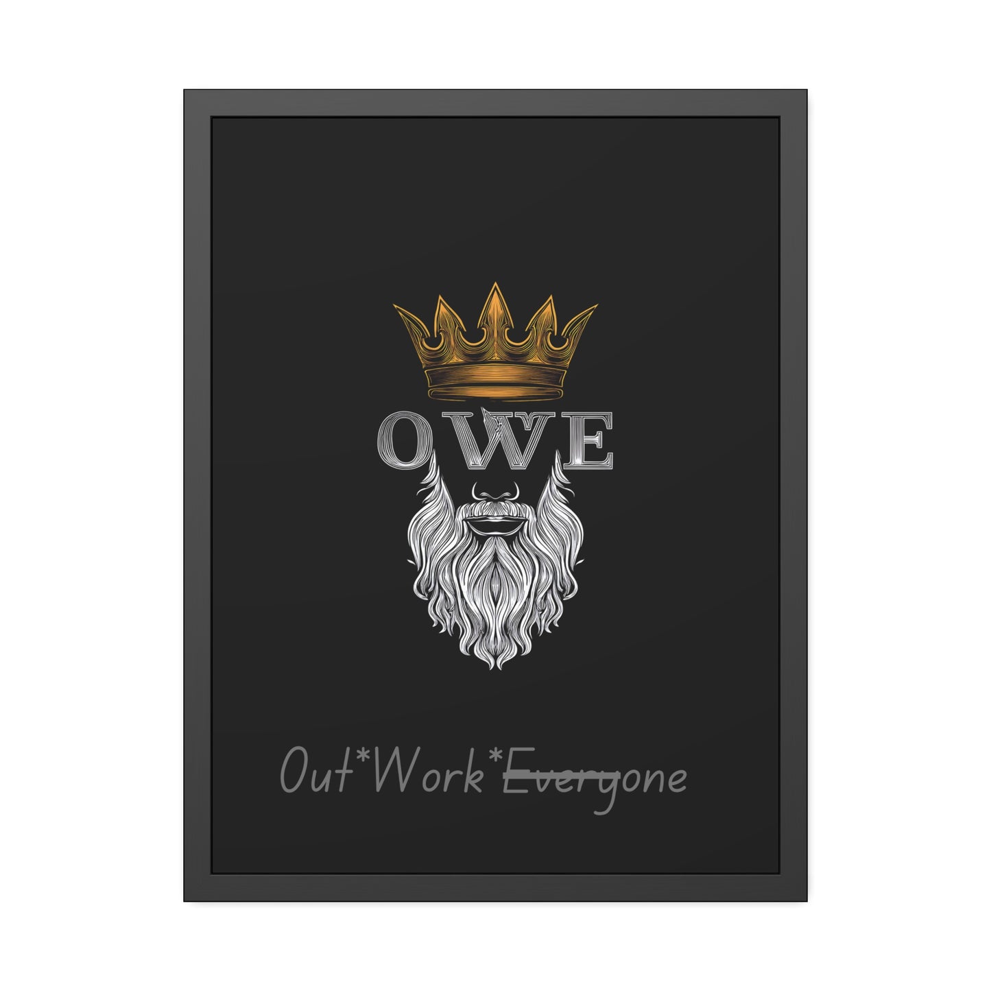 OWE Framed Poster – Mindset on the Wall, Legacy in Motion*