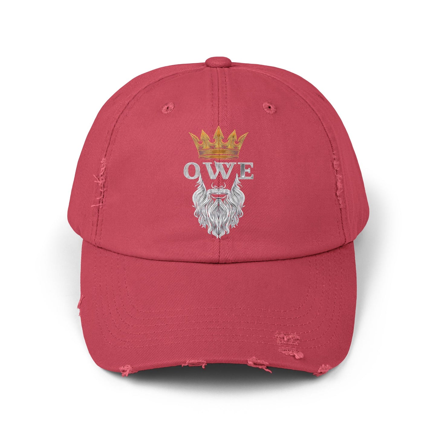 OWE Distressed Cap – Worn In. Dialed In. Outworking Everyone.*