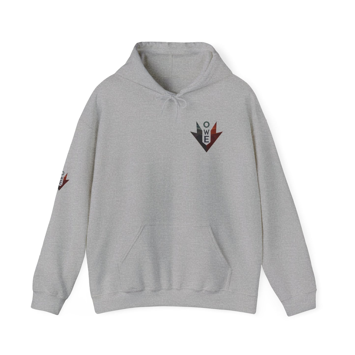 OWE Arrow Hoodie – Built for the Climb. Branded for the Mindset.
