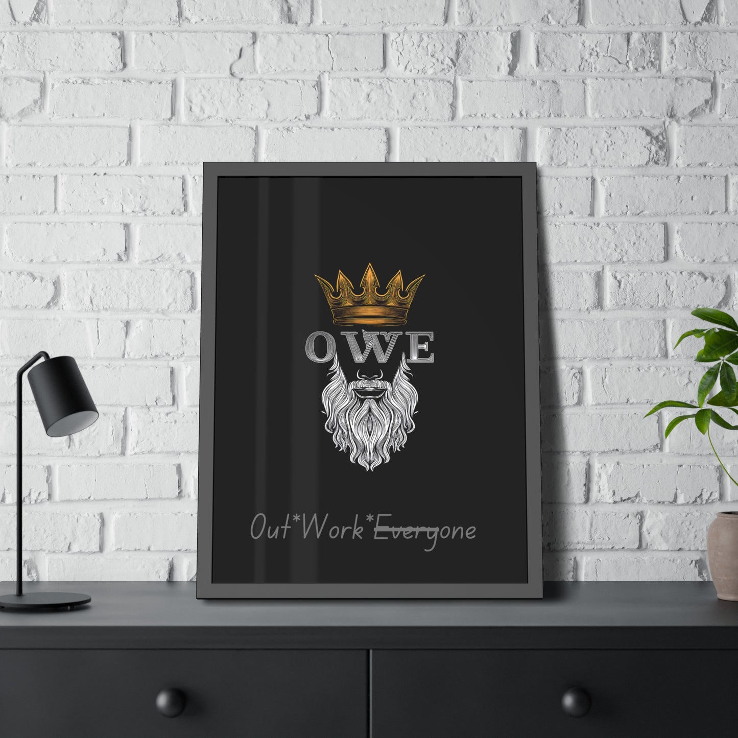 OWE Framed Poster – Mindset on the Wall, Legacy in Motion*