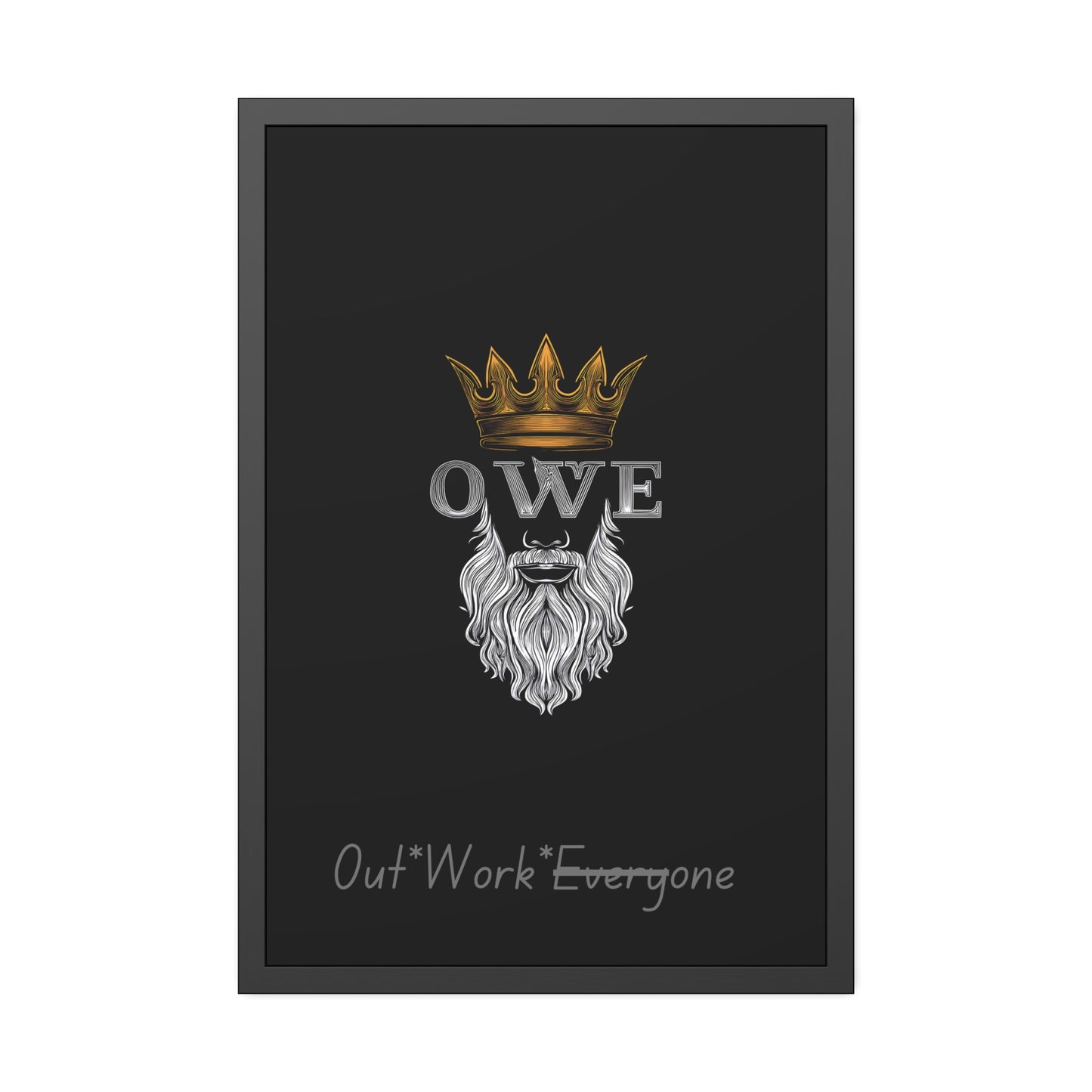 OWE Framed Poster – Mindset on the Wall, Legacy in Motion*