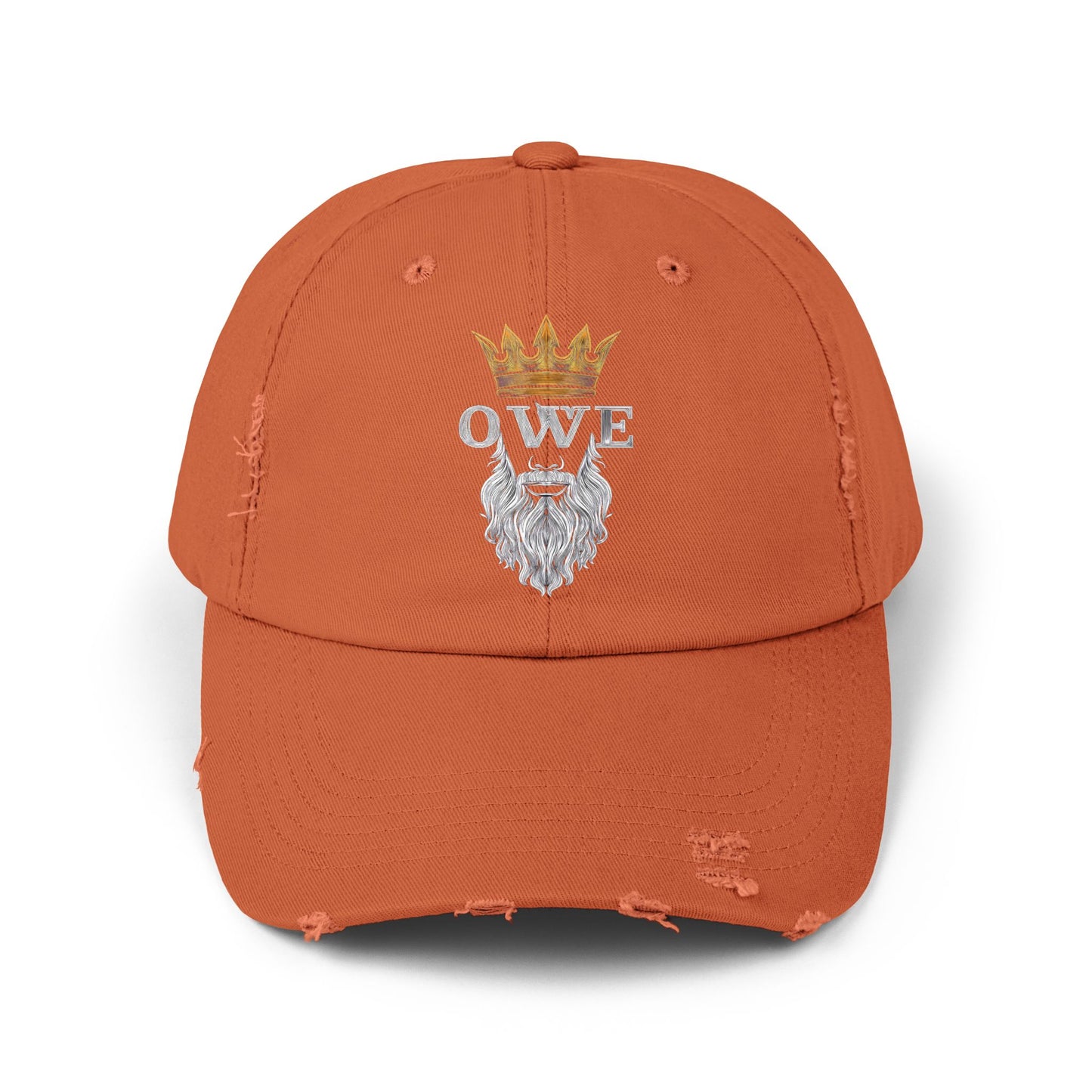 OWE Distressed Cap – Worn In. Dialed In. Outworking Everyone.*