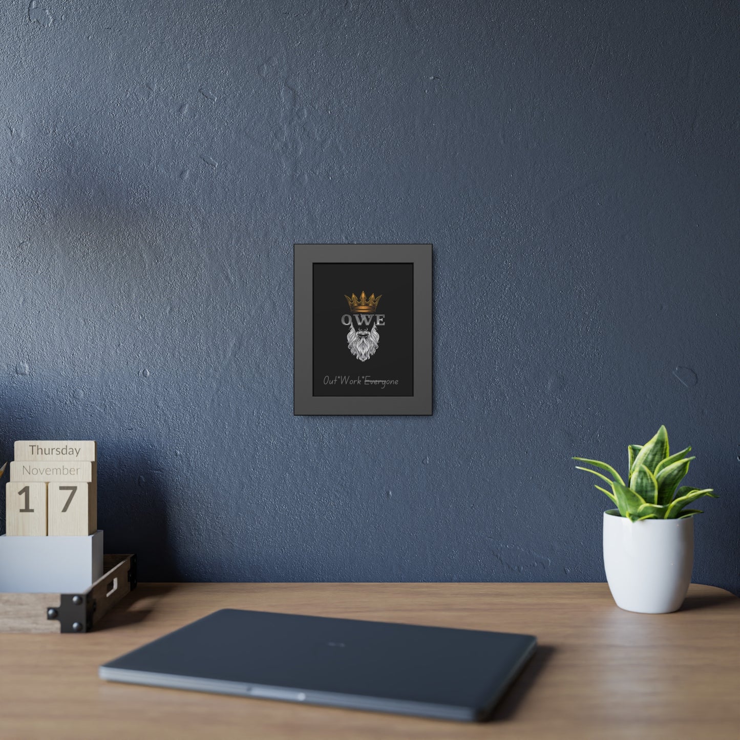 OWE Framed Poster – Mindset on the Wall, Legacy in Motion*