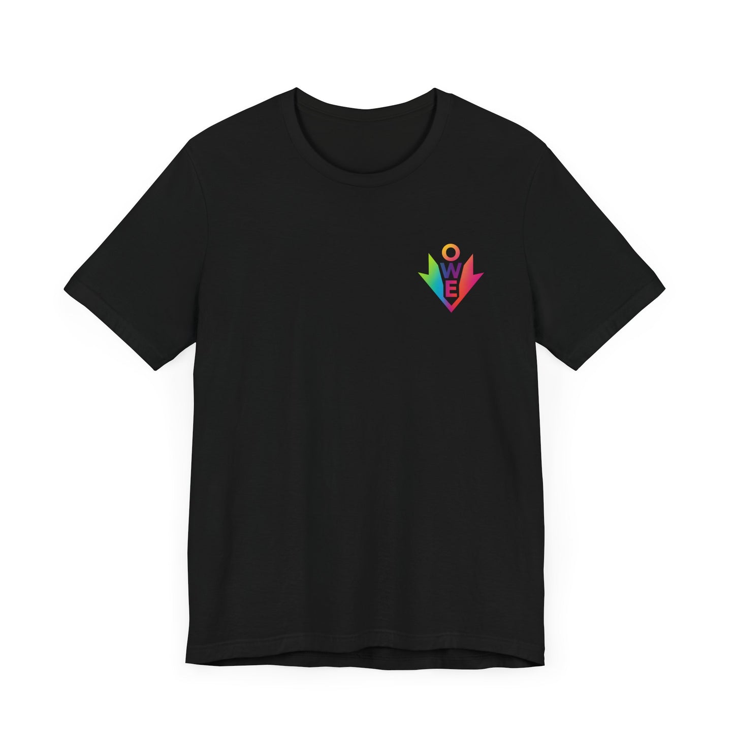 Colorful OWE Unisex Jersey Tee - Casual & Fun Style for Everyday Wear