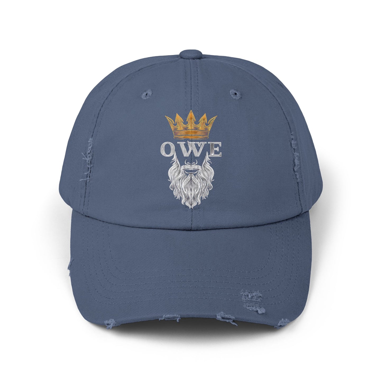 OWE Distressed Cap – Worn In. Dialed In. Outworking Everyone.*