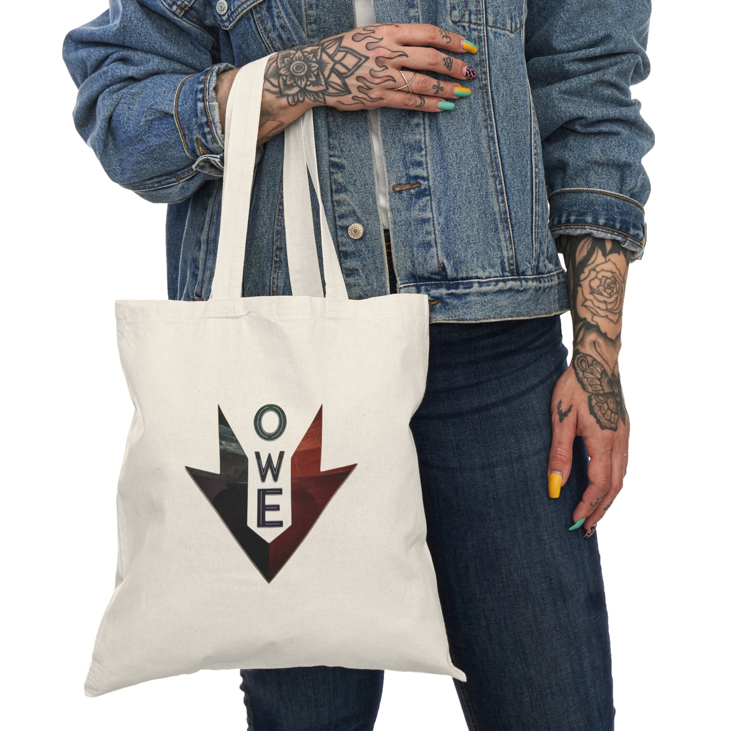 OWE Natural Tote – Carry the Grind. Walk with Purpose.