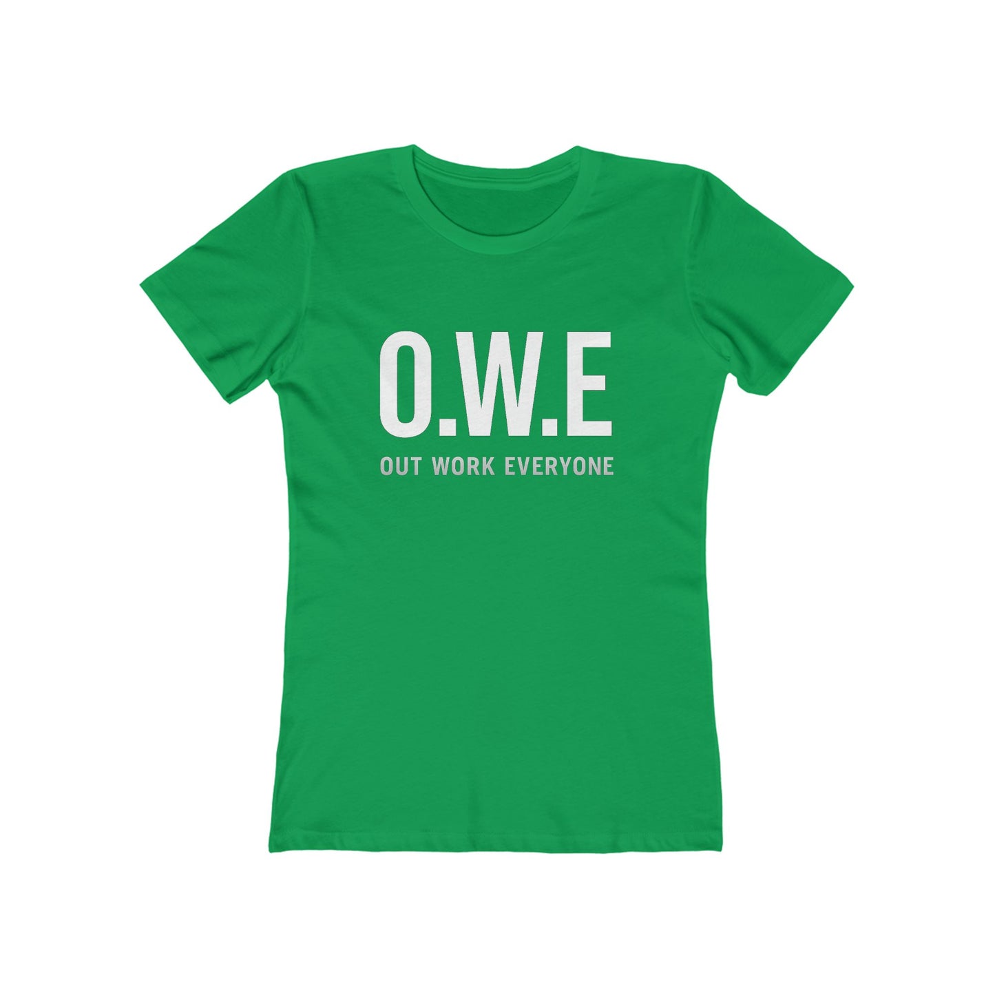 O.W.E. Women’s Empowerment Tee – “Out Work Everyone” Edition (Black)