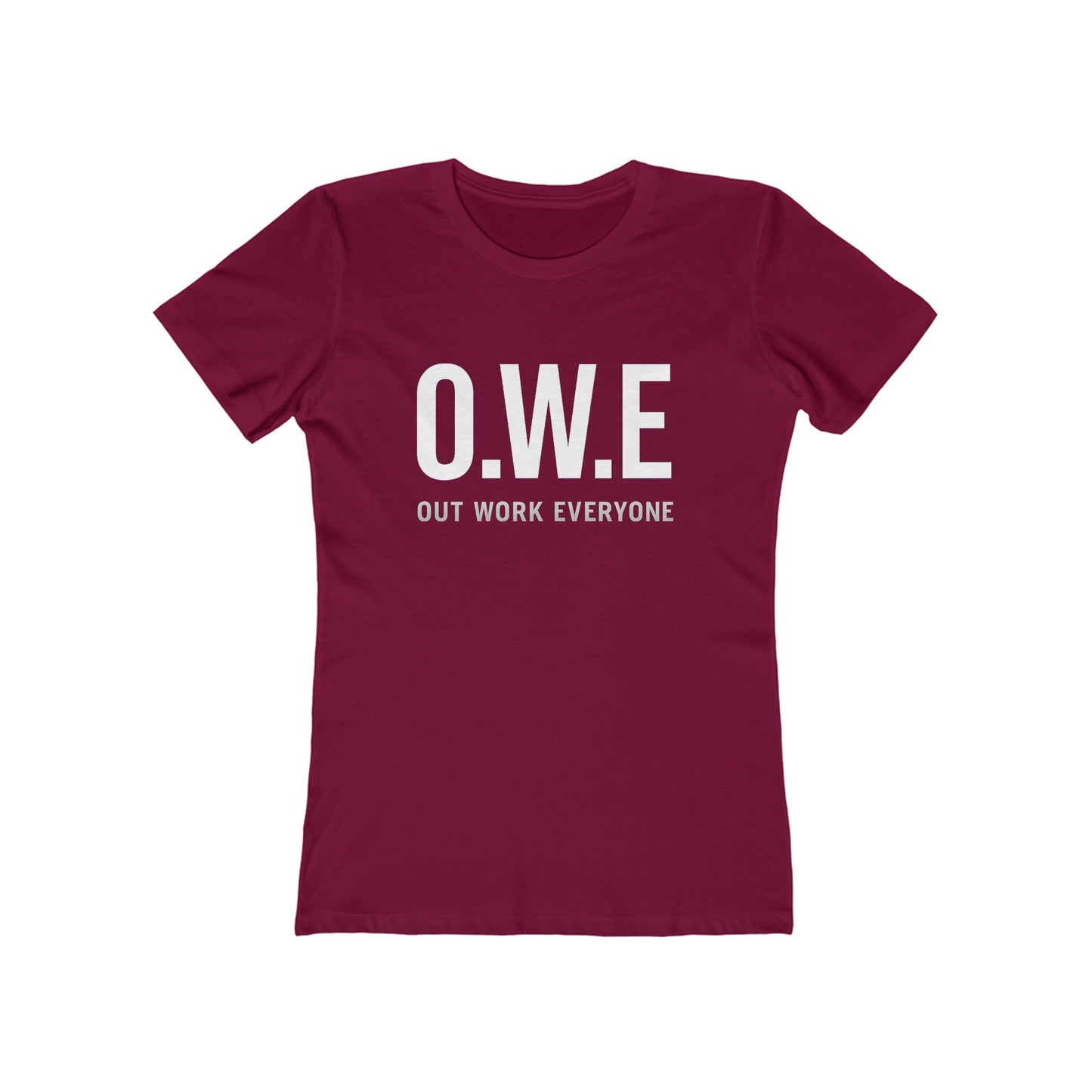 O.W.E. Women’s Empowerment Tee – “Out Work Everyone” Edition (Black)