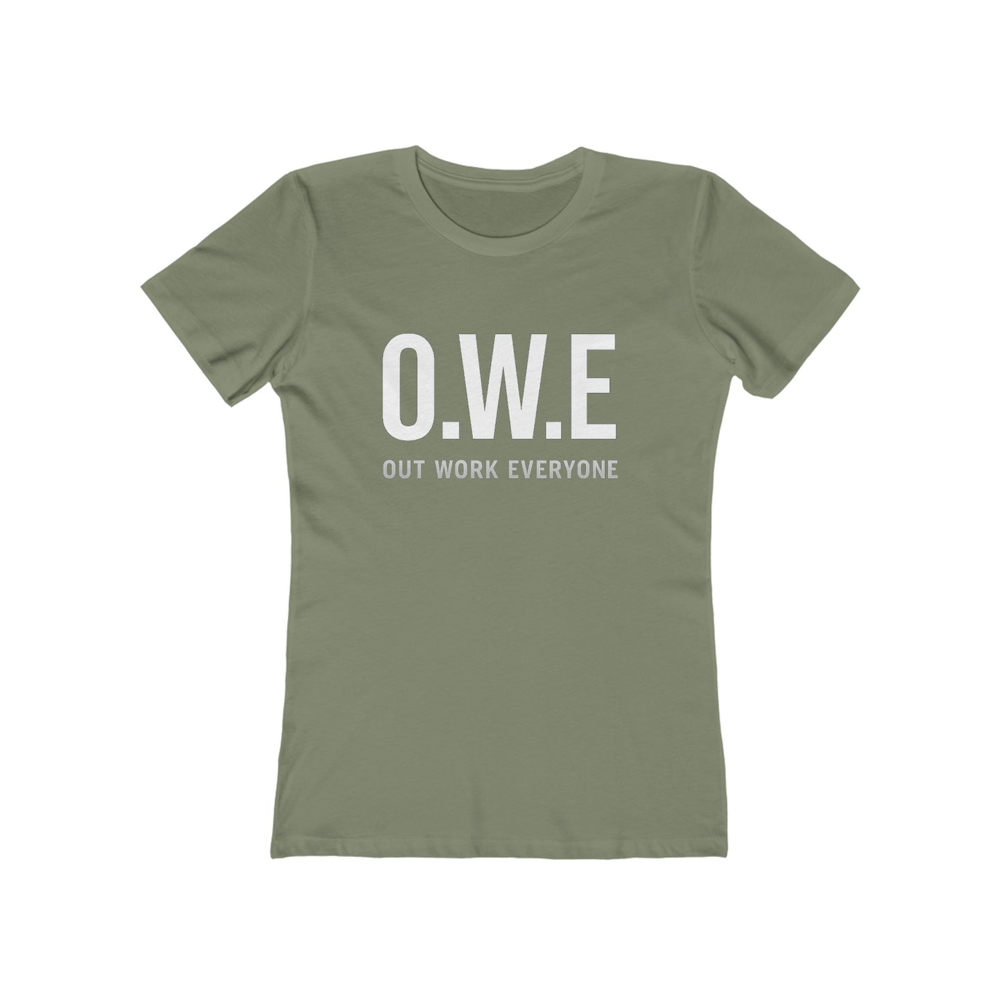 O.W.E. Women’s Empowerment Tee – “Out Work Everyone” Edition (Black)