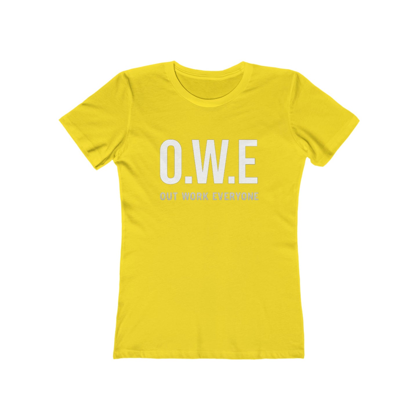 O.W.E. Women’s Empowerment Tee – “Out Work Everyone” Edition (Black)
