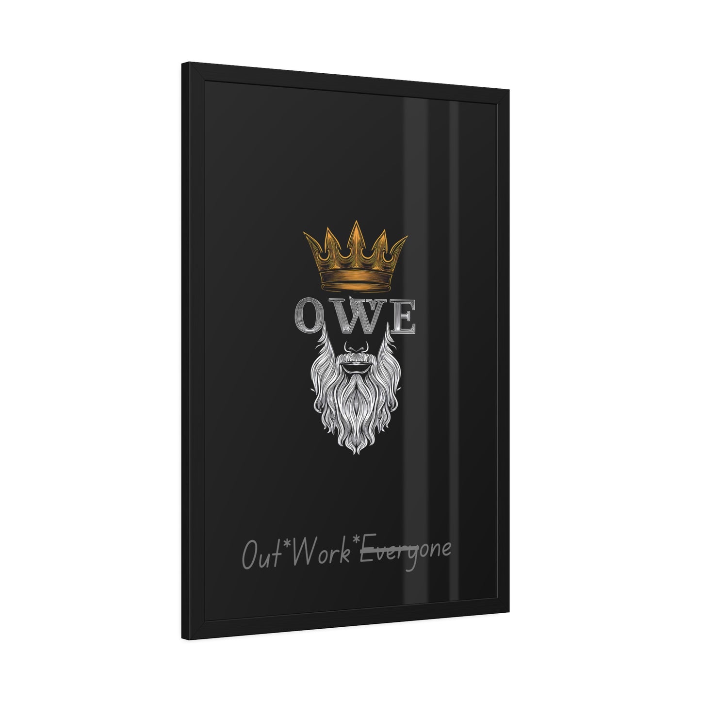 OWE Framed Poster – Mindset on the Wall, Legacy in Motion*
