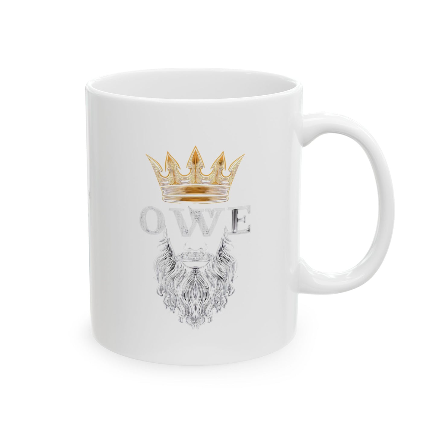 O.W.E. Crown Coffee Mug – Sip Like Royalty, Grind Like a King