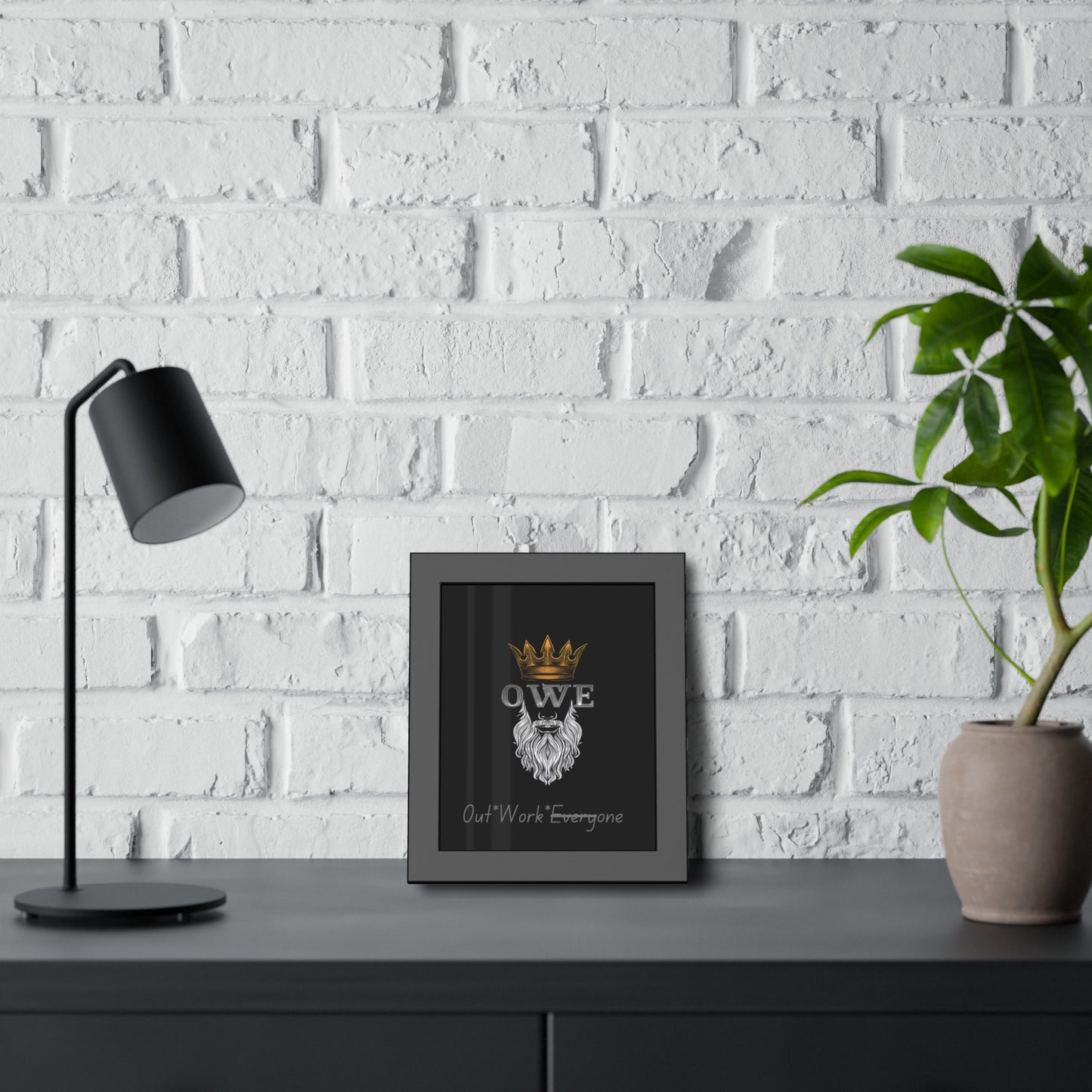 OWE Framed Poster – Mindset on the Wall, Legacy in Motion*