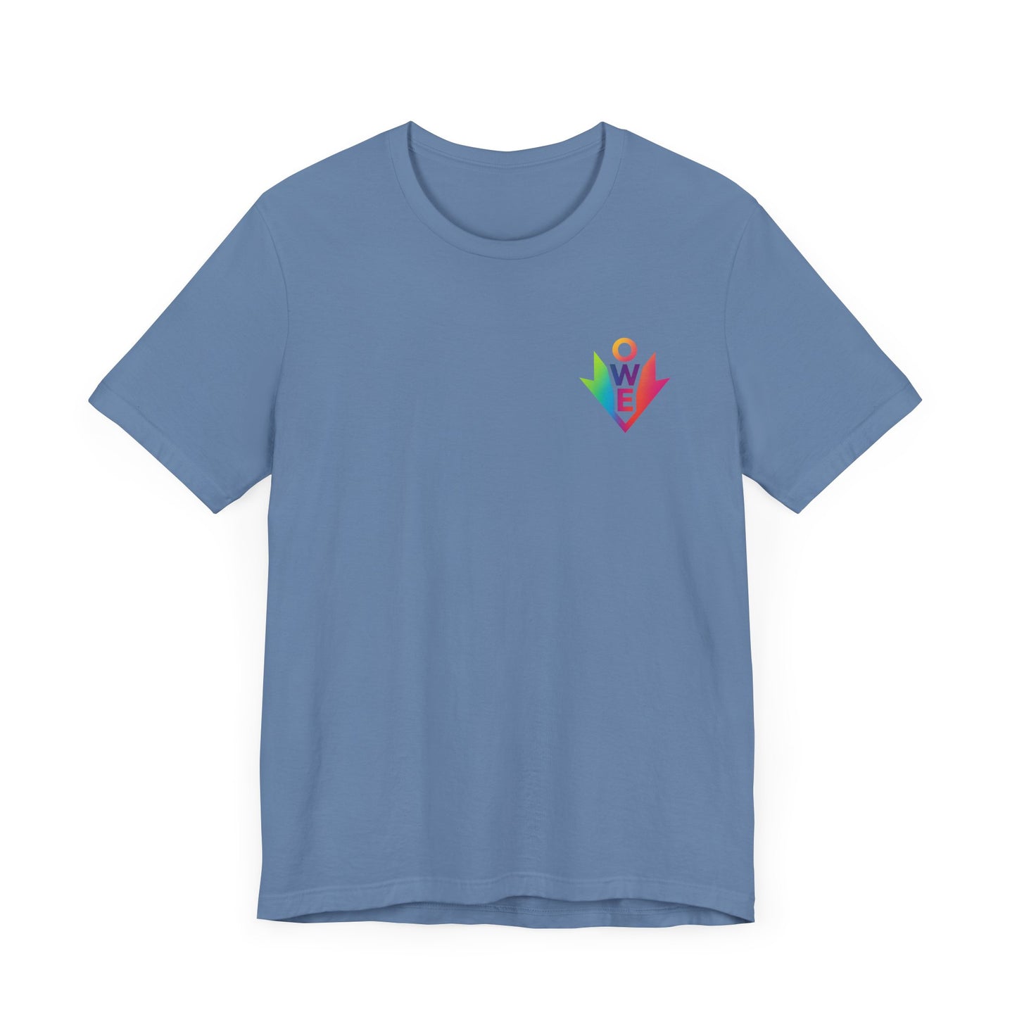 Colorful OWE Unisex Jersey Tee - Casual & Fun Style for Everyday Wear