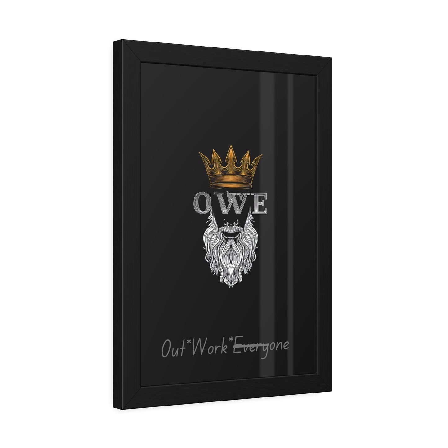 OWE Framed Poster – Mindset on the Wall, Legacy in Motion*