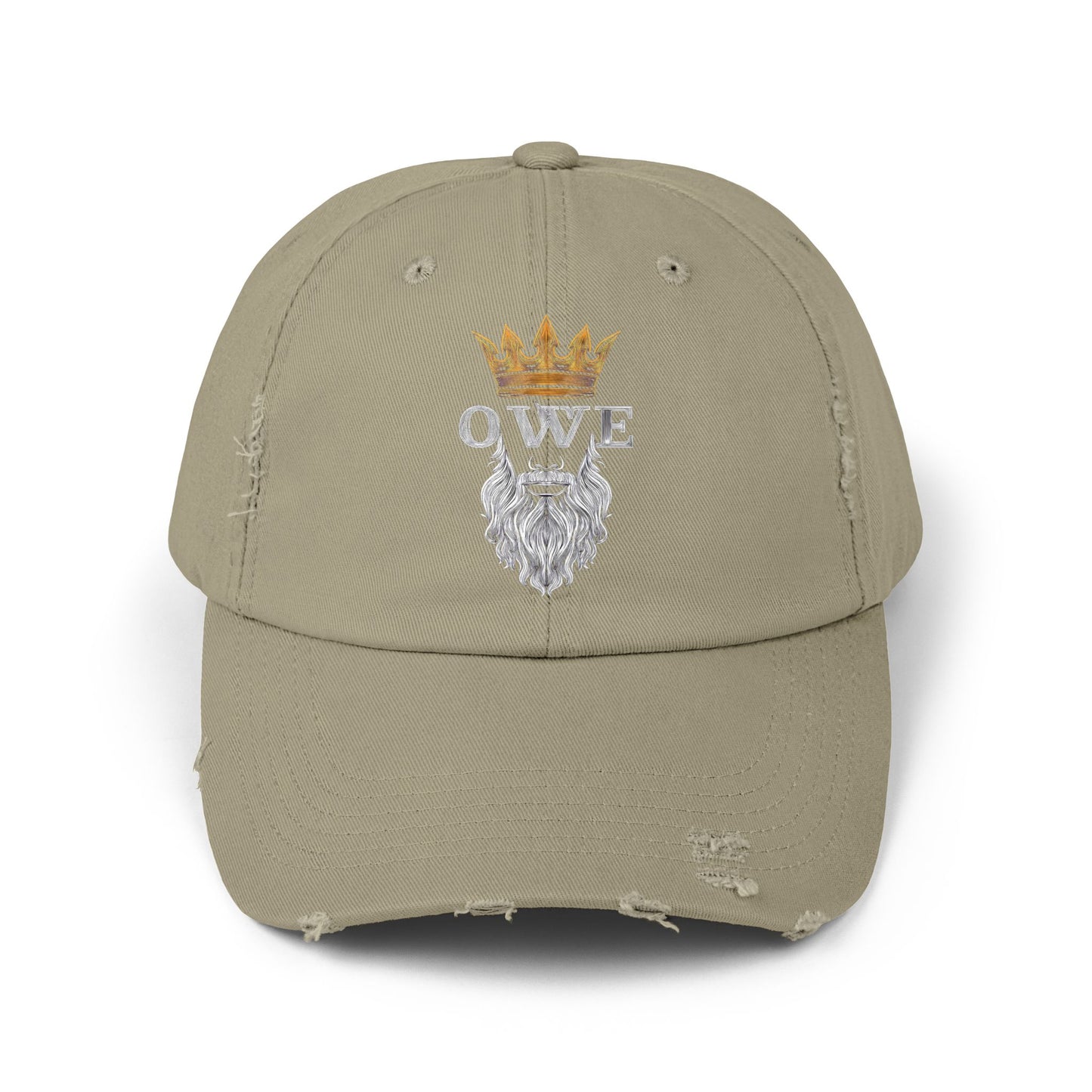 OWE Distressed Cap – Worn In. Dialed In. Outworking Everyone.*