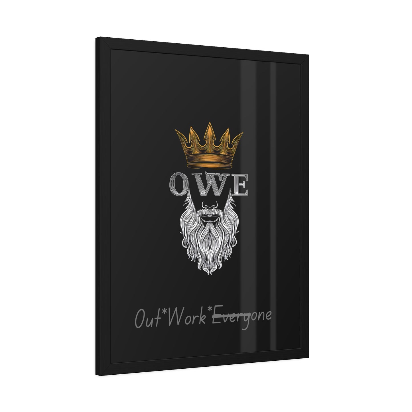 OWE Framed Poster – Mindset on the Wall, Legacy in Motion*