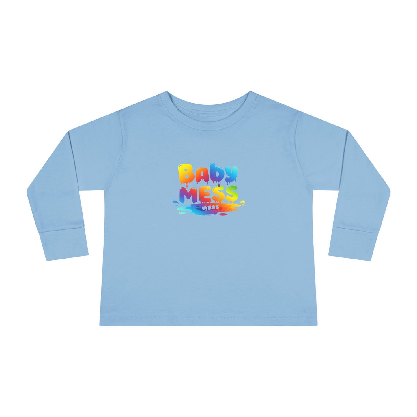 Baby Mess Long Sleeve Tee – Colorfully Chaotic & Cute