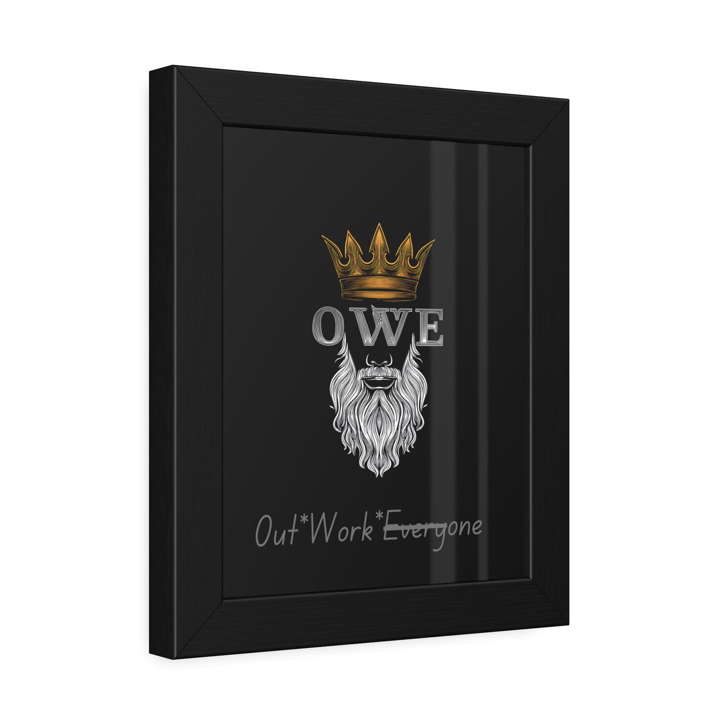 OWE Framed Poster – Mindset on the Wall, Legacy in Motion*