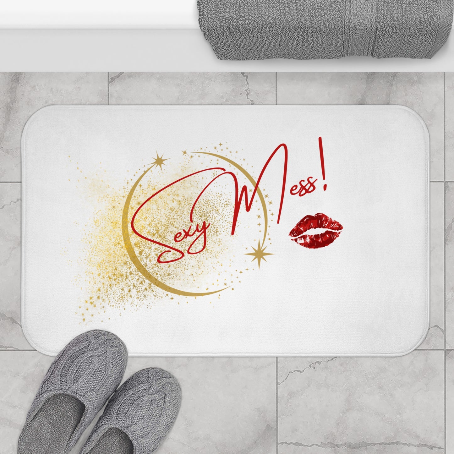Sexy Mess Bath Mat – Kiss the Floor with Confidence