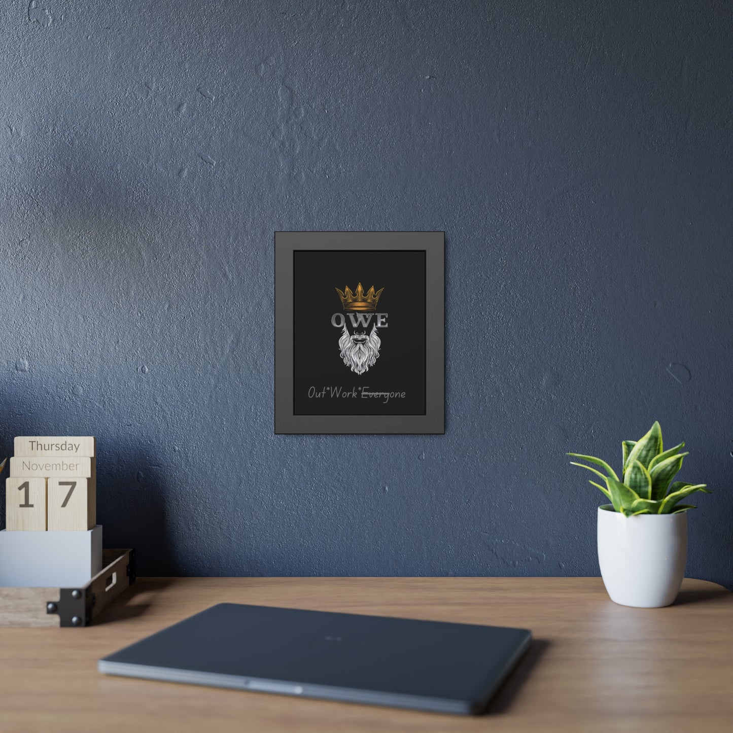 OWE Framed Poster – Mindset on the Wall, Legacy in Motion*
