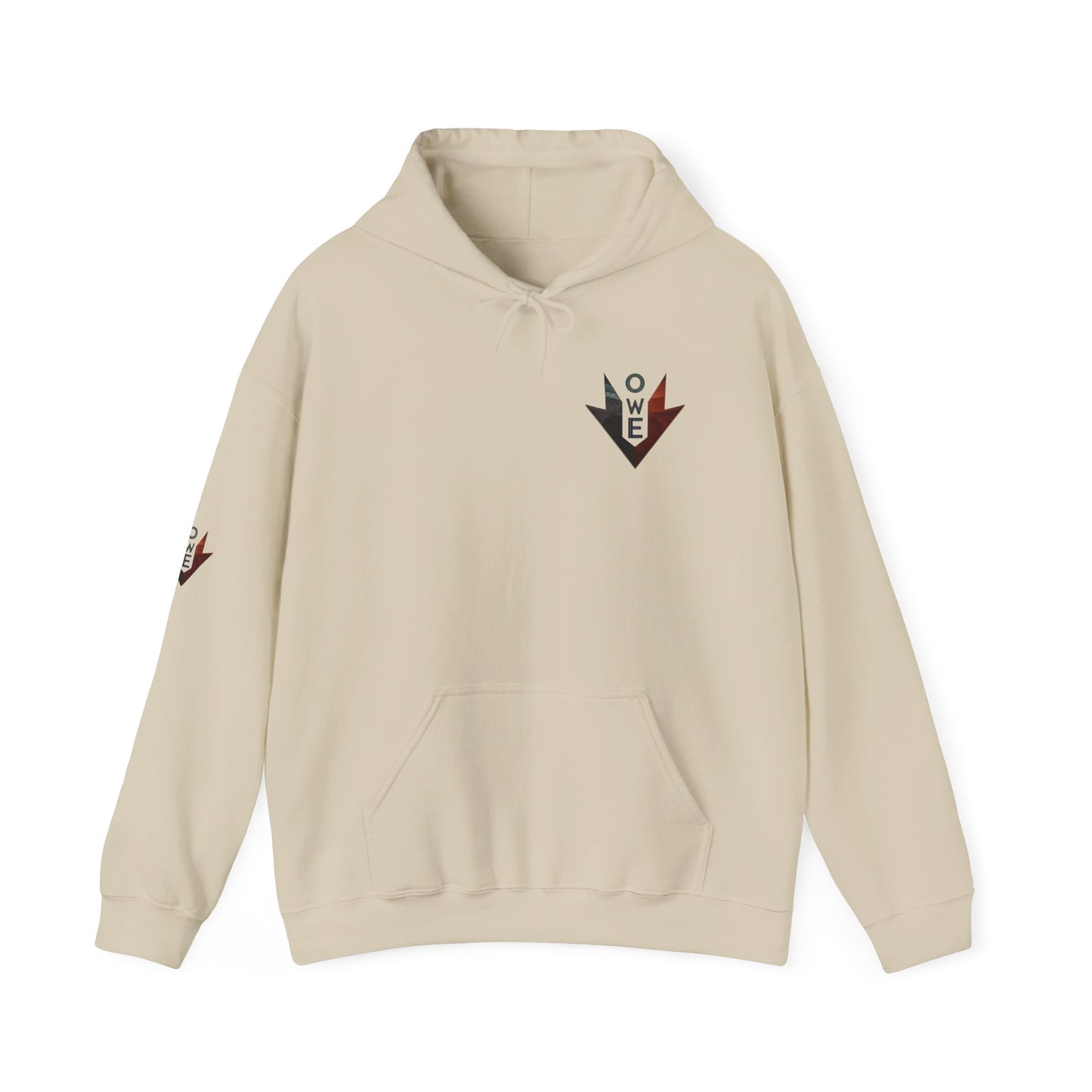 OWE Arrow Hoodie – Built for the Climb. Branded for the Mindset.