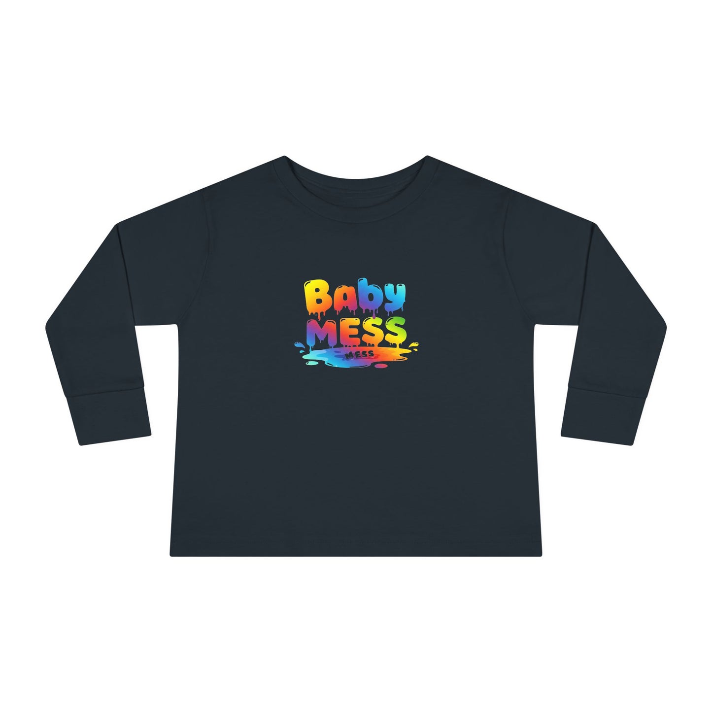 Baby Mess Long Sleeve Tee – Colorfully Chaotic & Cute