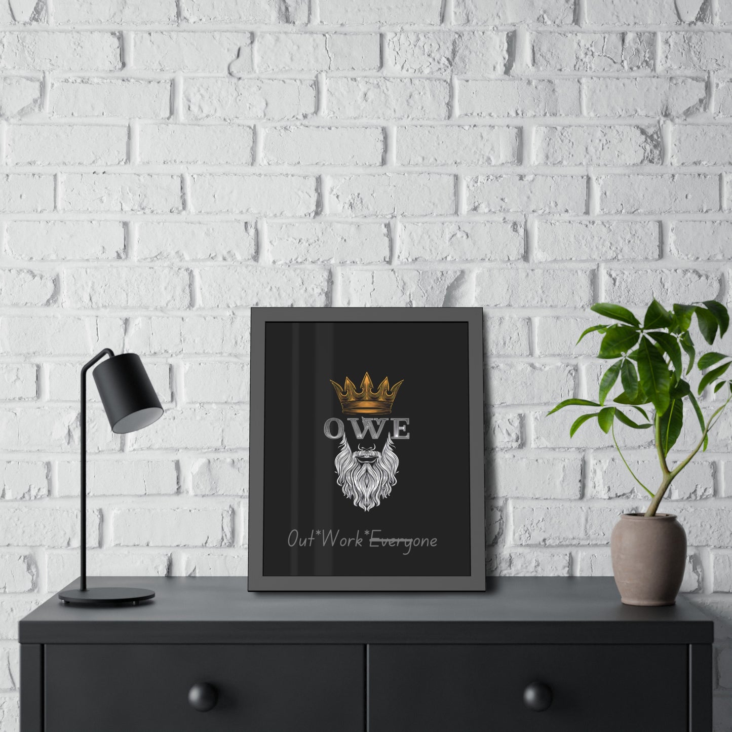 OWE Framed Poster – Mindset on the Wall, Legacy in Motion*