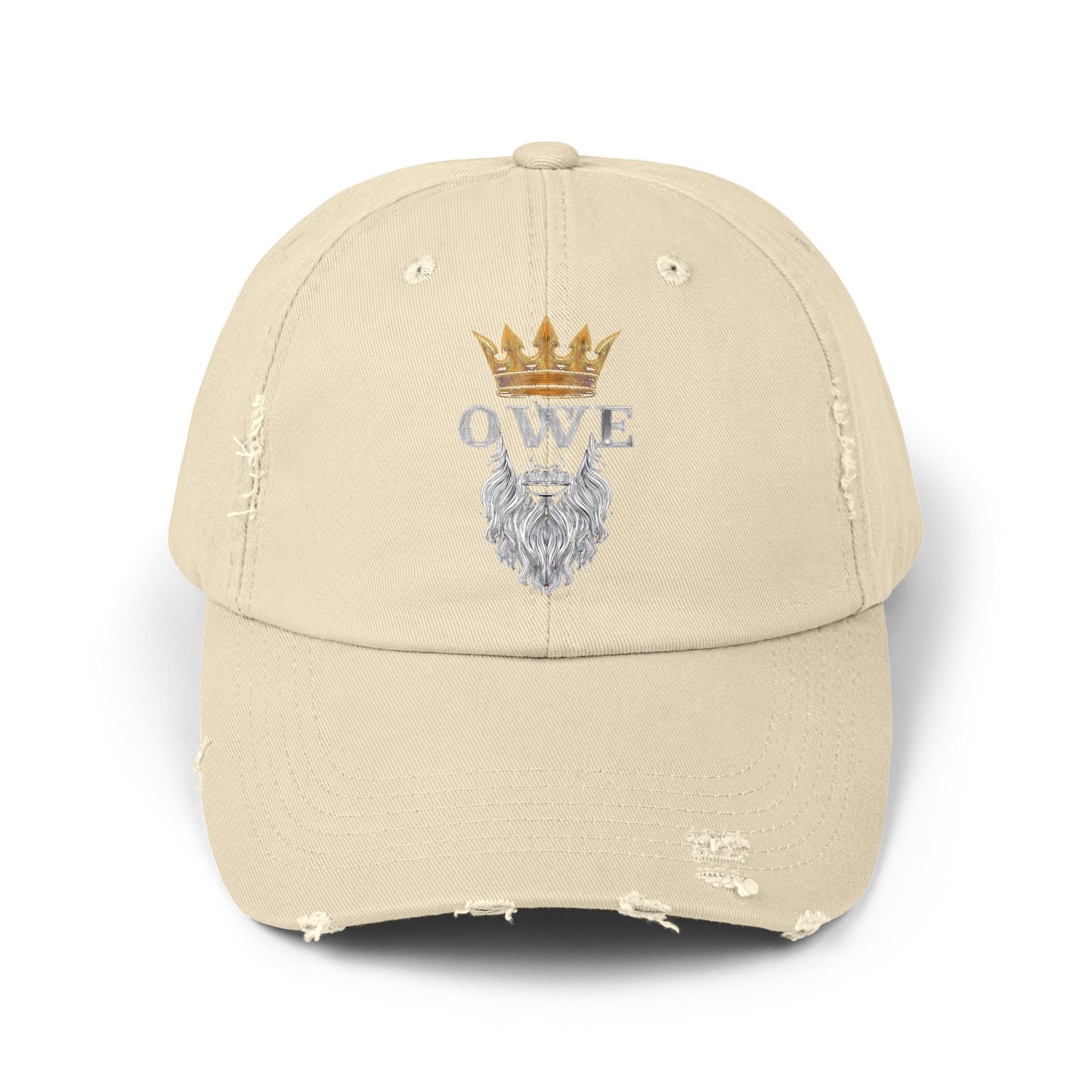 OWE Distressed Cap – Worn In. Dialed In. Outworking Everyone.*