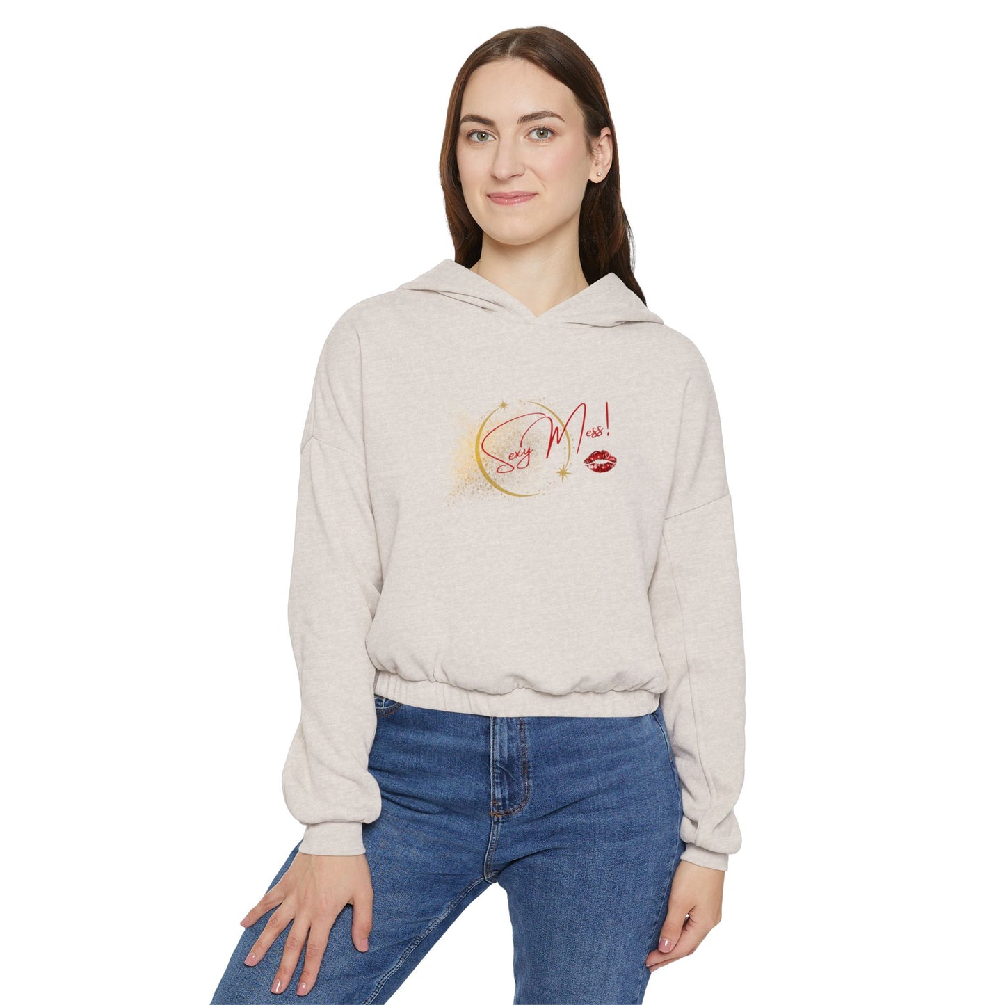 Sexy Mess Cinched Hoodie – Cozy Confidence with a Curve-Hugging Edge