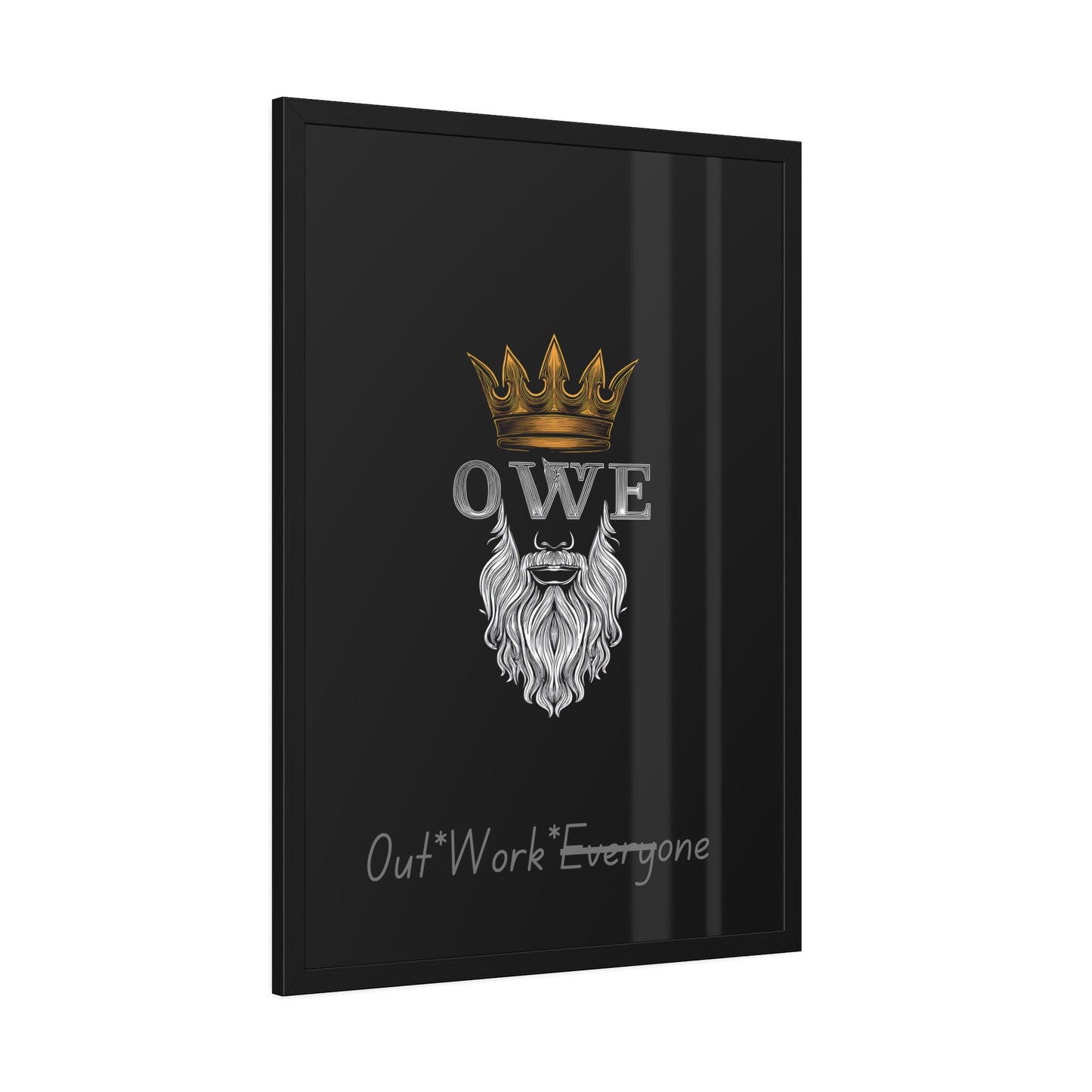 OWE Framed Poster – Mindset on the Wall, Legacy in Motion*