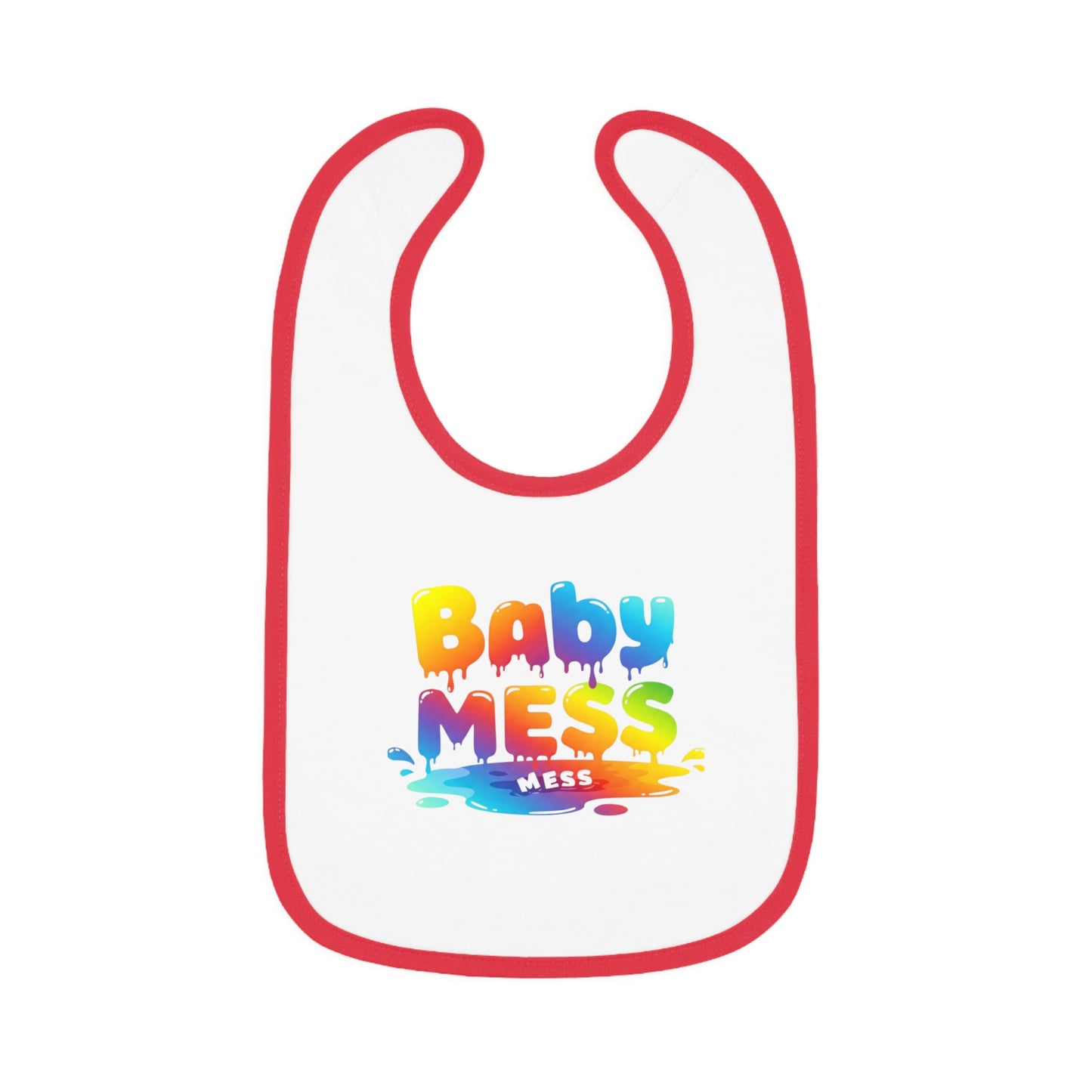 Baby Mess Rainbow Bib – Built for Dribbles, Styled for Giggles
