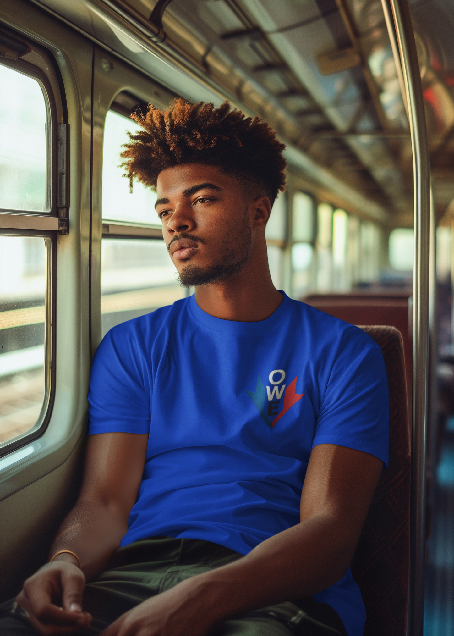 O.W.E. Power Drop Tee – Red, White & Built for Better