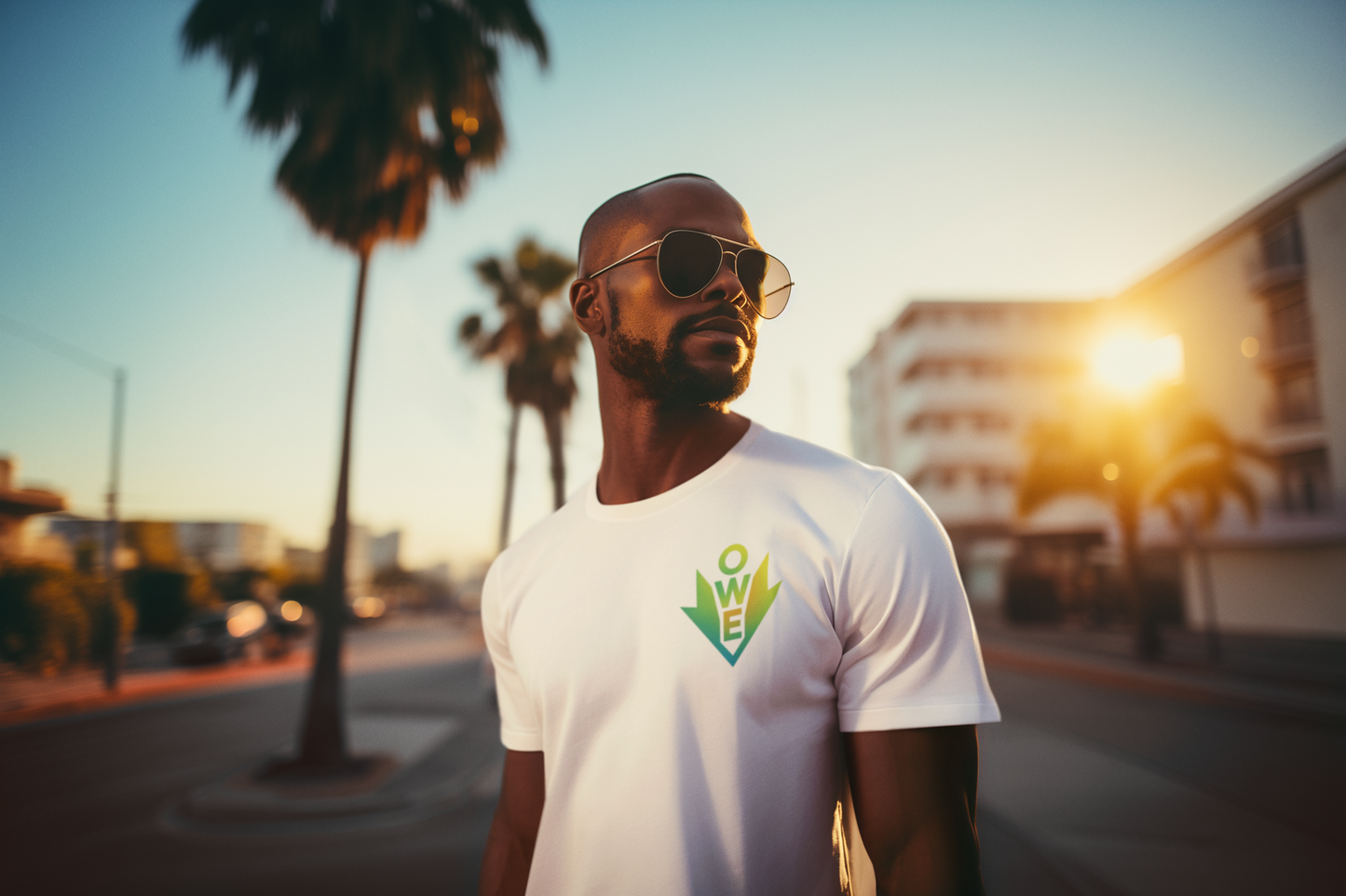 O.W.E. Earth Shift Tee – Calm Energy Drop