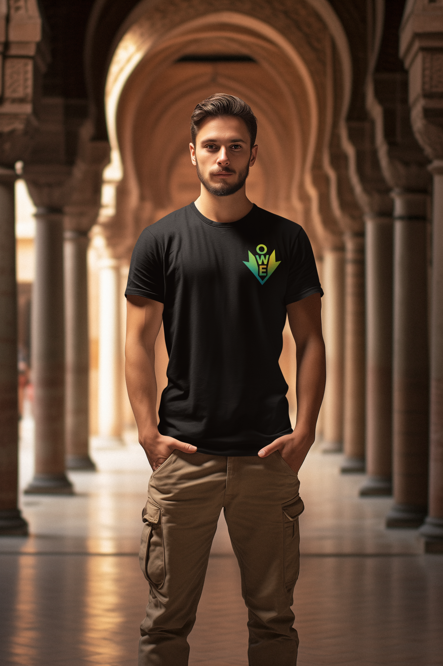 O.W.E. Earth Shift Tee – Calm Energy Drop