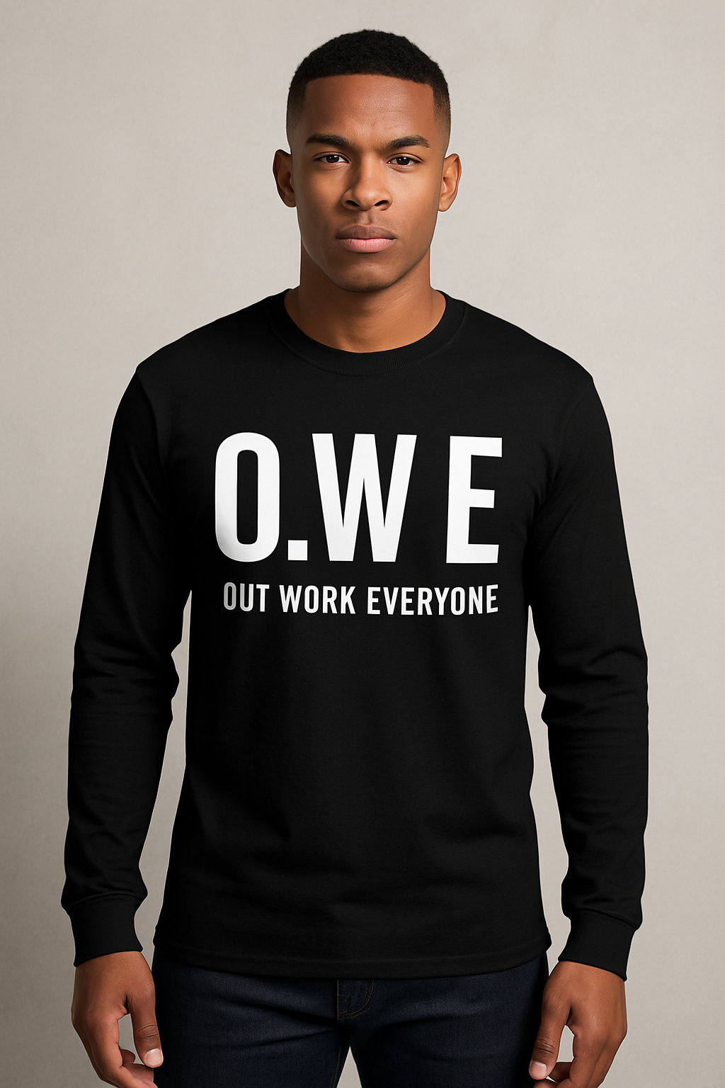 O.W.E. Long Sleeve Tee – Men’s Empowerment Edition (Red)