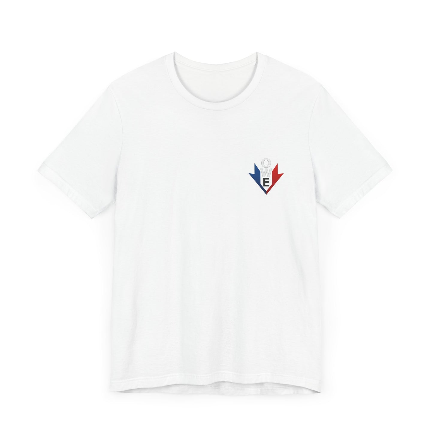 O.W.E. Power Drop Tee – Red, White & Built for Better