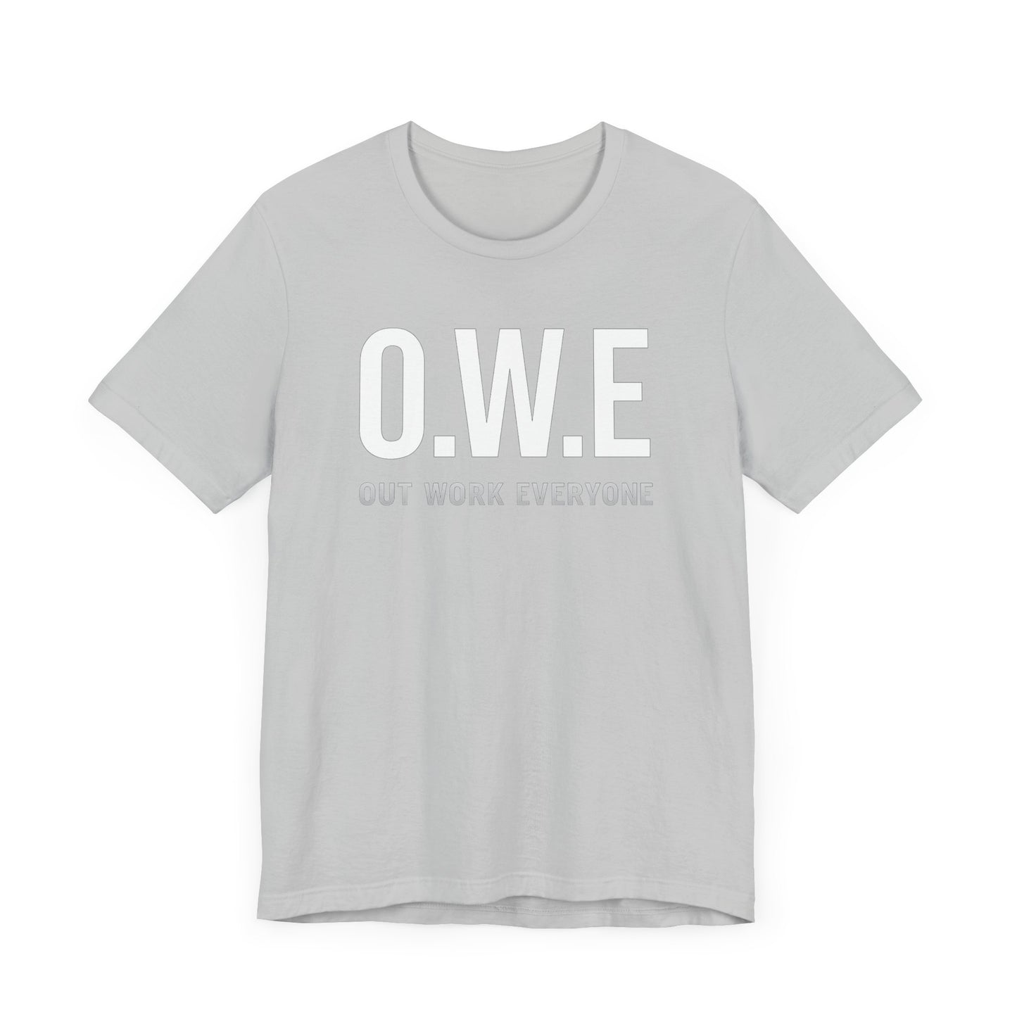 O.W.E Bold Tee – “Out Work Everyone” Edition (Black)