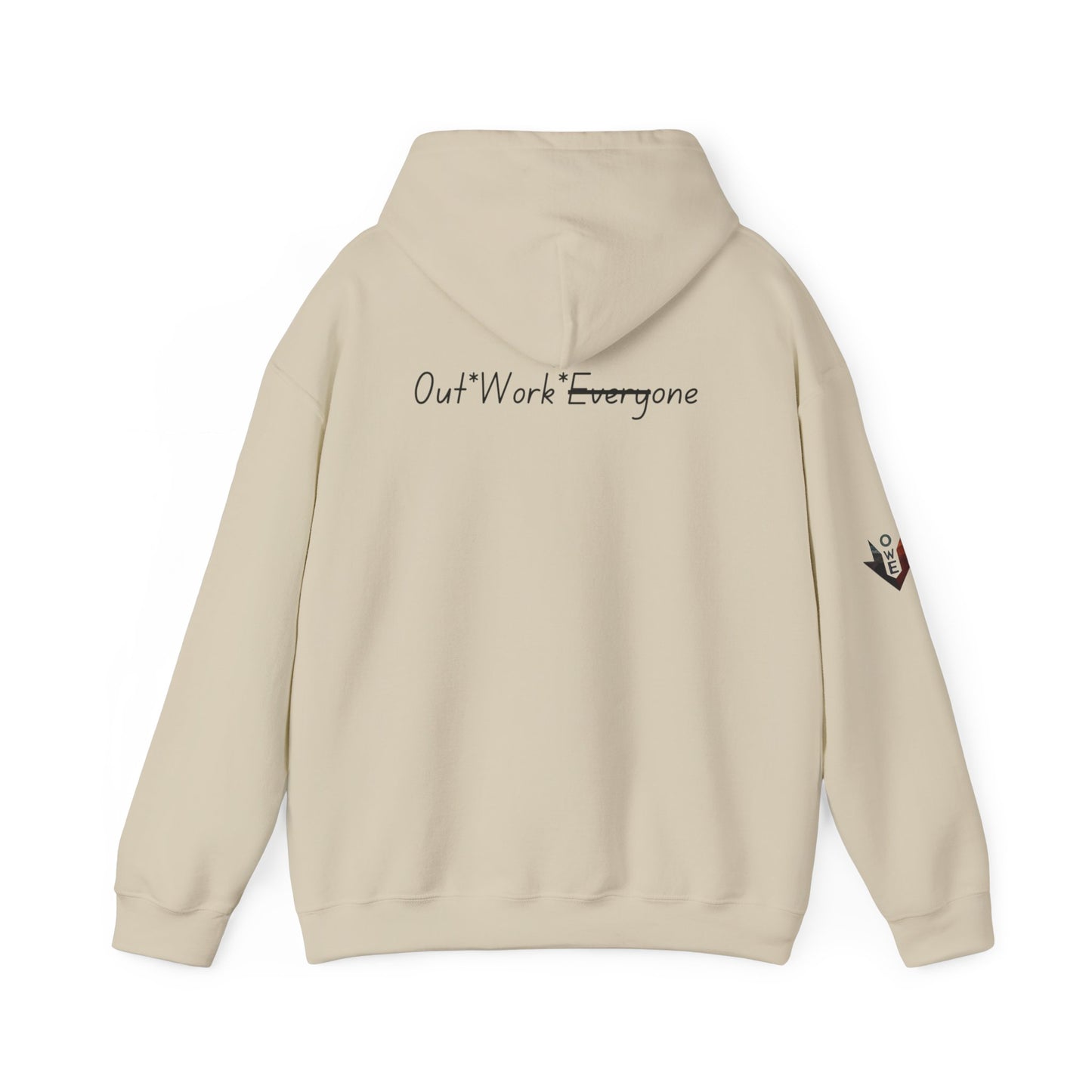 OWE Arrow Hoodie – Built for the Climb. Branded for the Mindset.