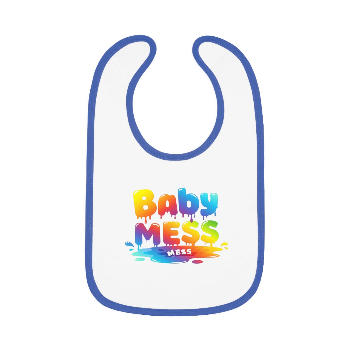 Baby Mess Rainbow Bib – Built for Dribbles, Styled for Giggles