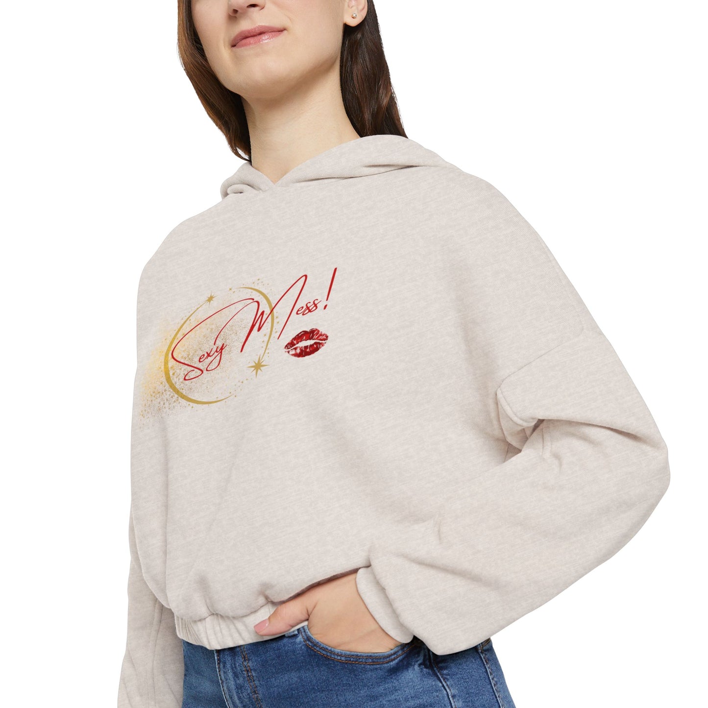 Sexy Mess Cinched Hoodie – Cozy Confidence with a Curve-Hugging Edge