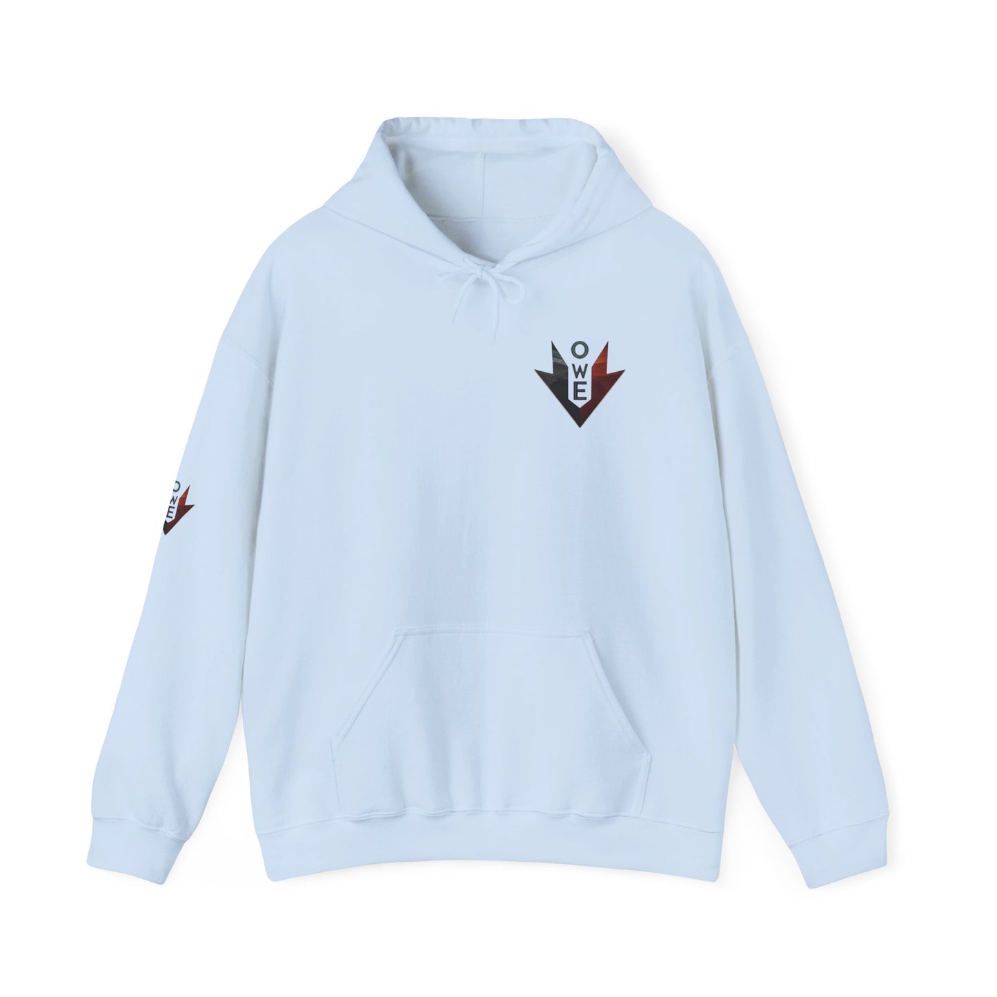 OWE Arrow Hoodie – Built for the Climb. Branded for the Mindset.