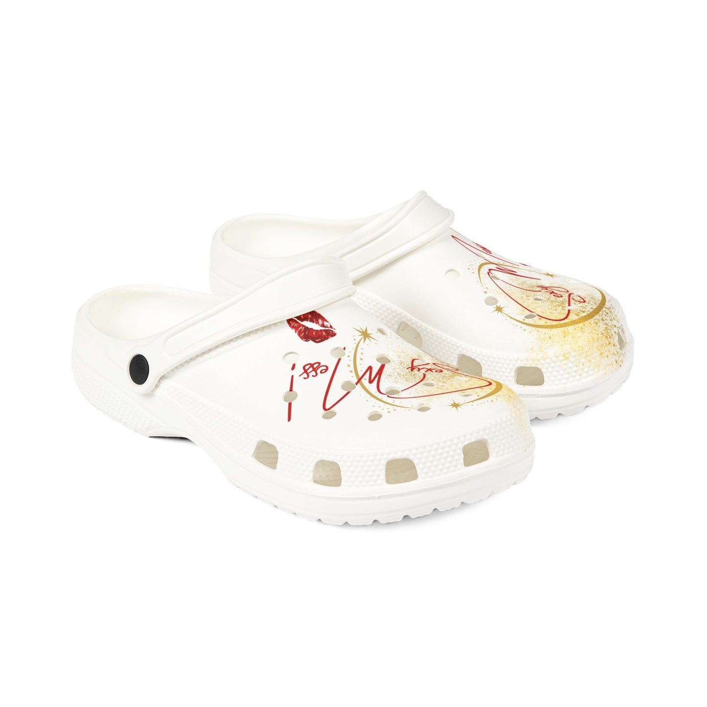 Sexy Mess! Glitter EVA Foam Shoes – Bold Comfort with Sparkle