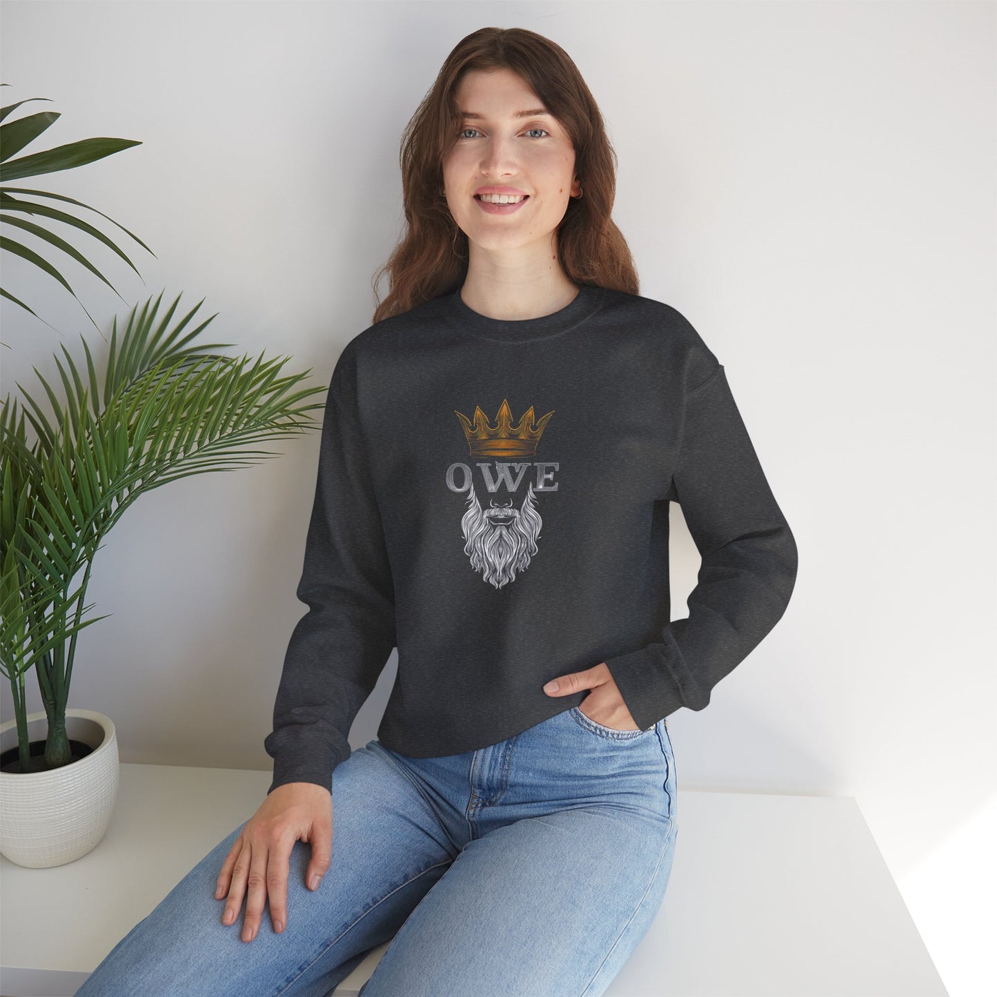 OWE Heavy Blend Crewneck – Built for Comfort. Backed by Grind.*
