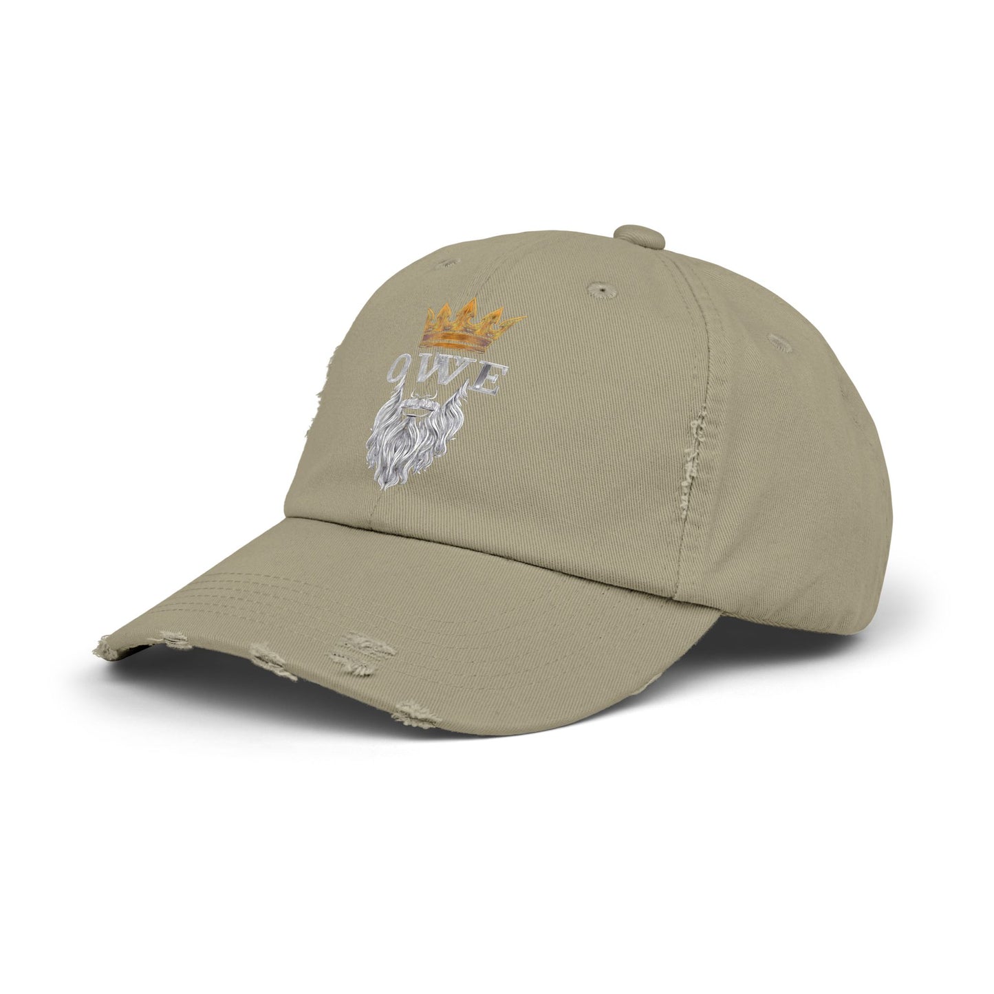 OWE Distressed Cap – Worn In. Dialed In. Outworking Everyone.*